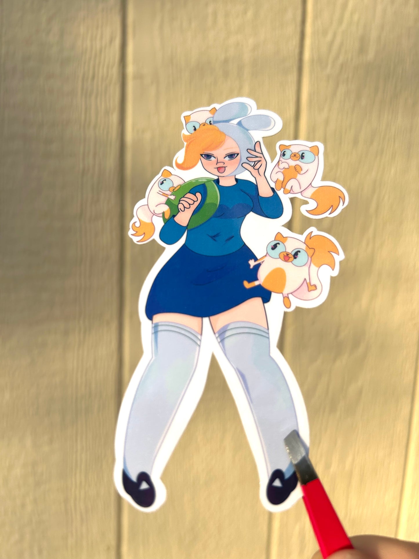 Fionna and cake sticker