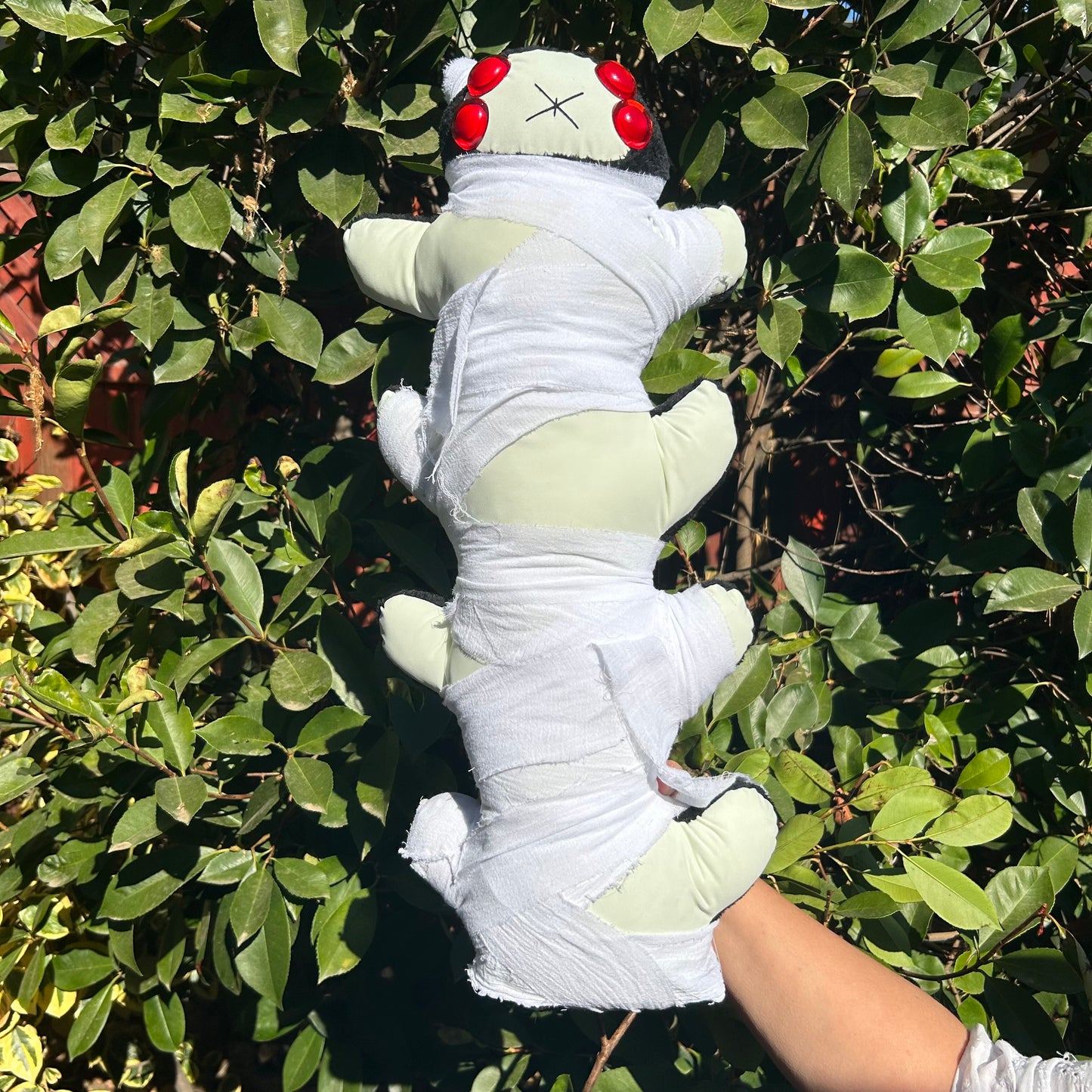 Tut the mummie  ( Halloween edition centipede plushie ) *glow in the dark