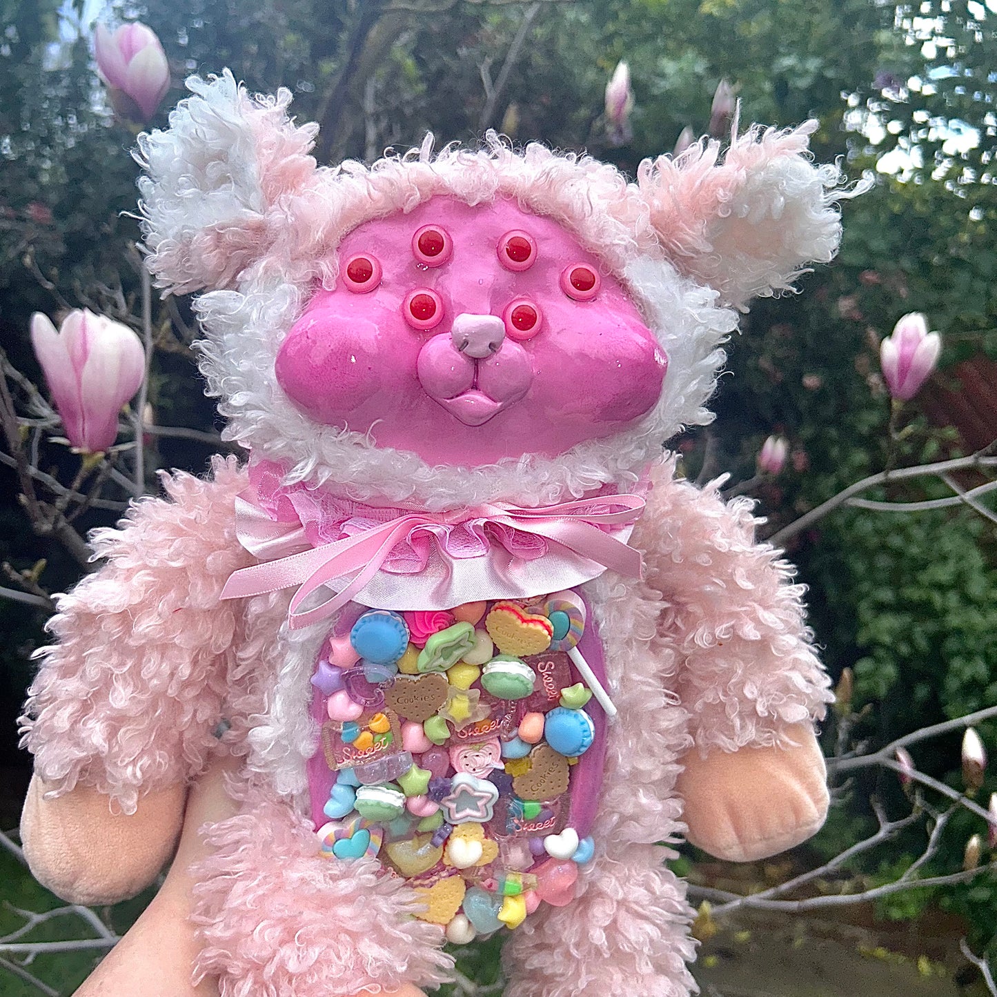 Candy ( up-cycled sheep plush )