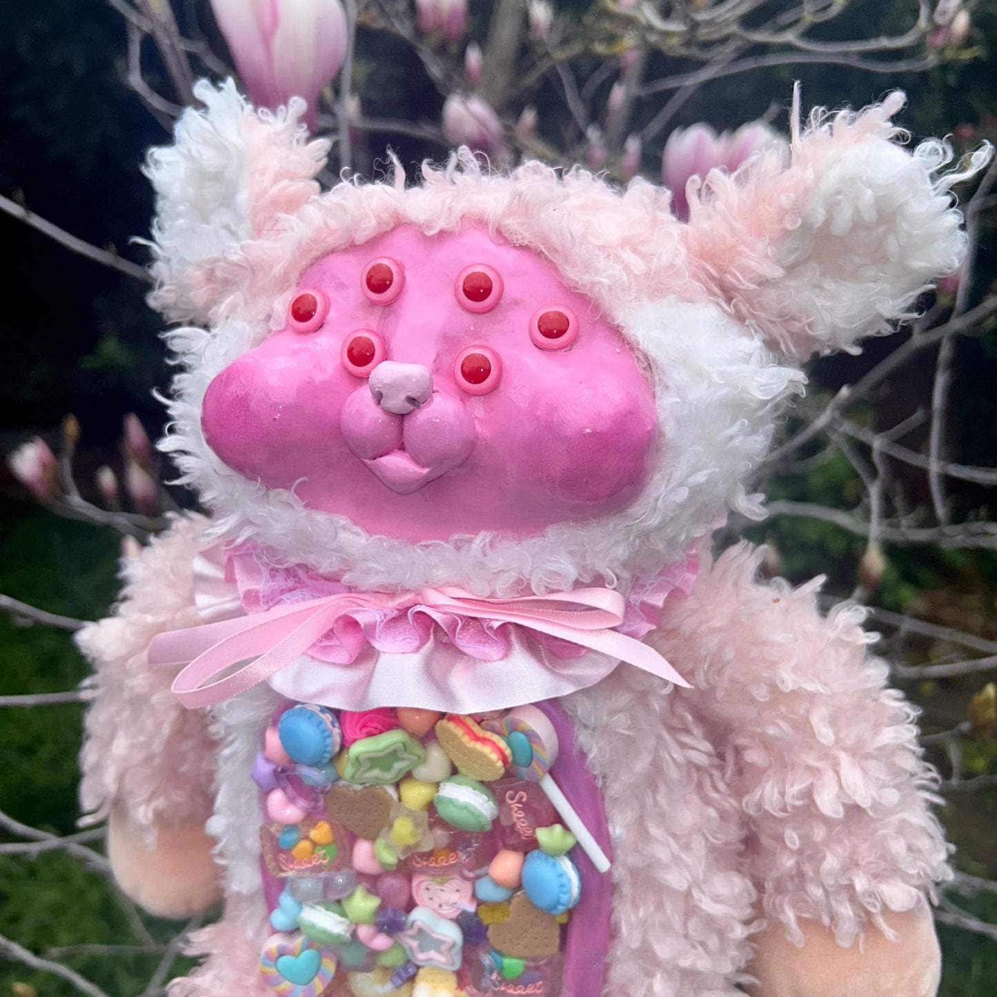 Candy ( up-cycled sheep plush )