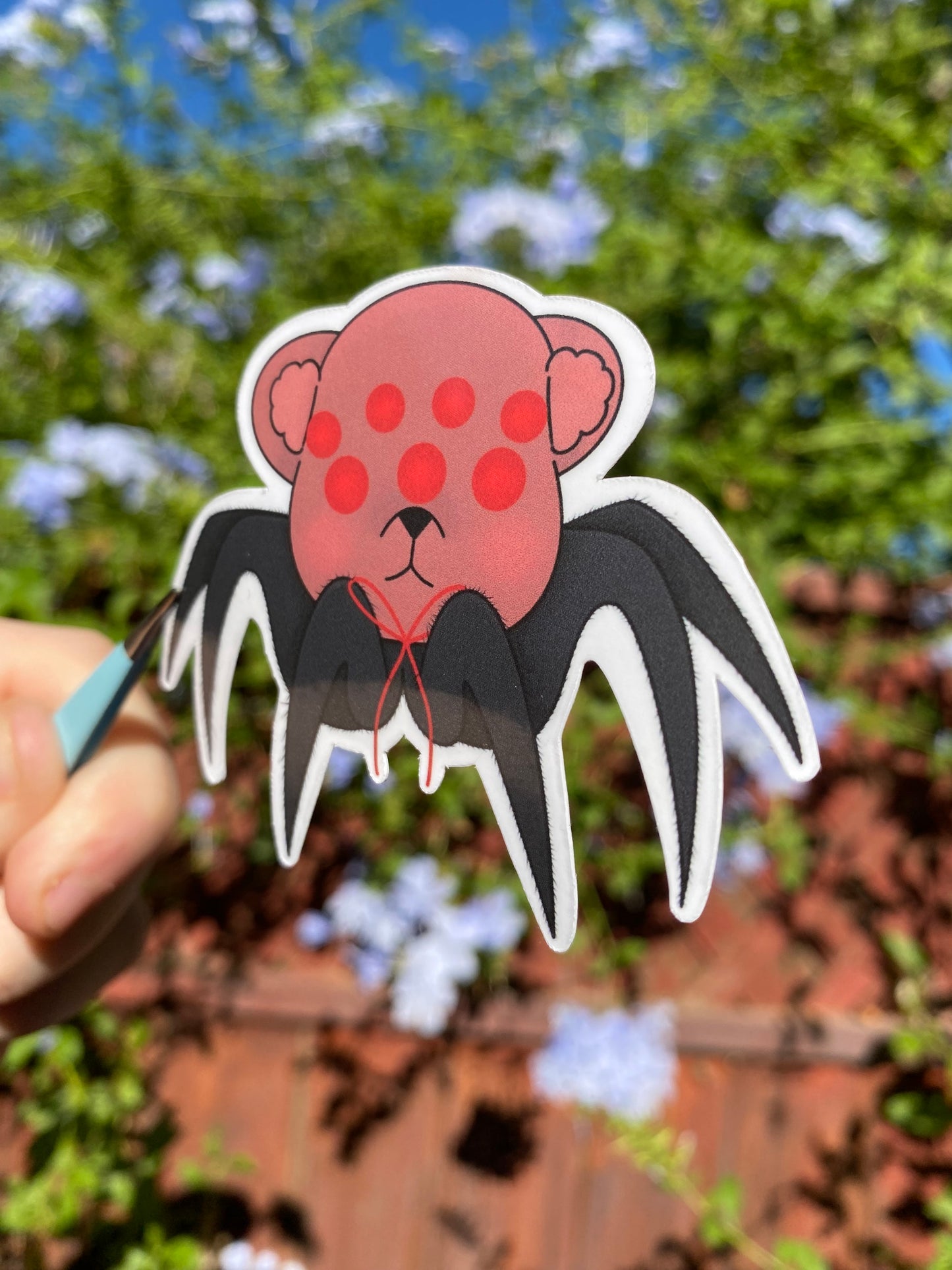 Teddy spider sticker