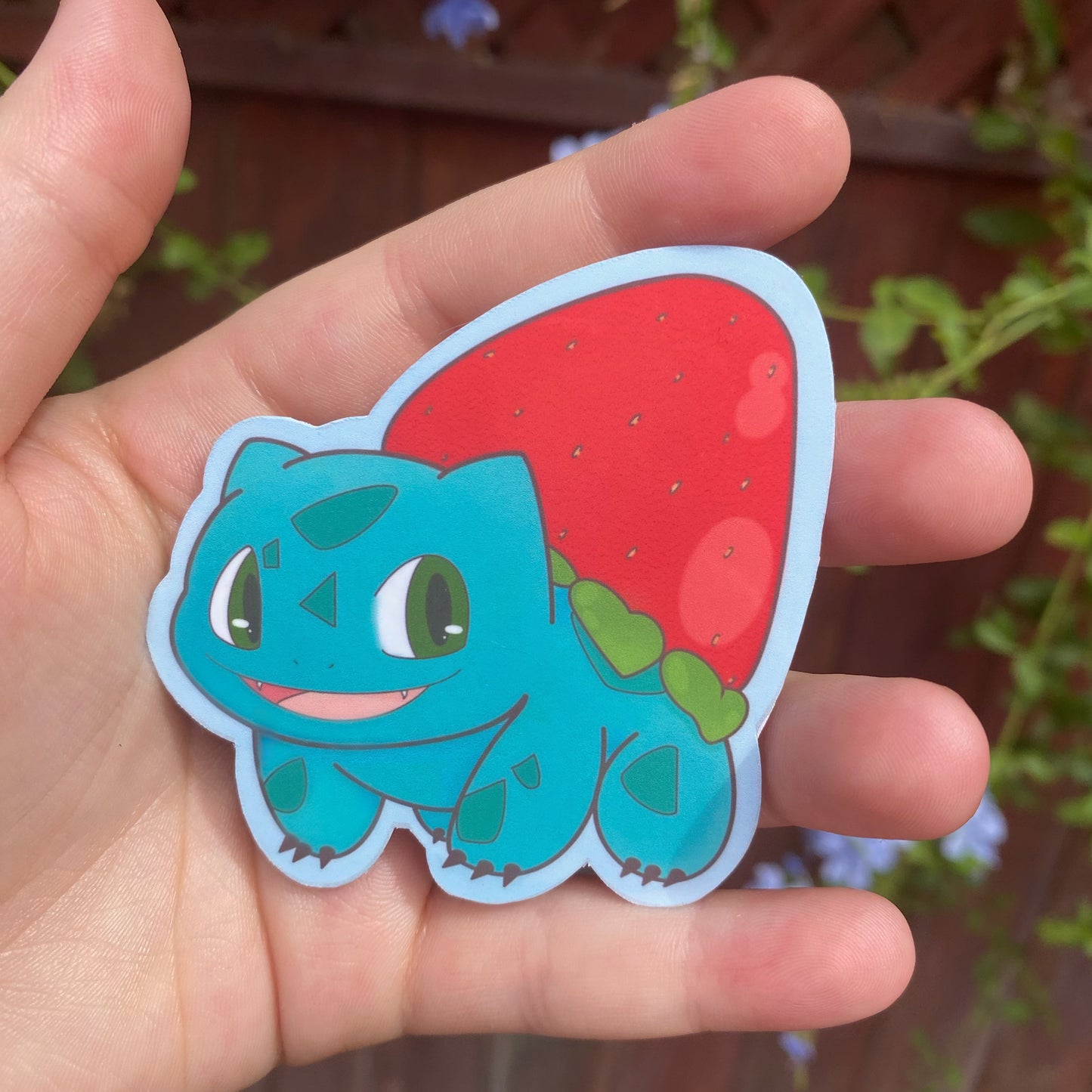 Strawberry Bulbasaur Stickers