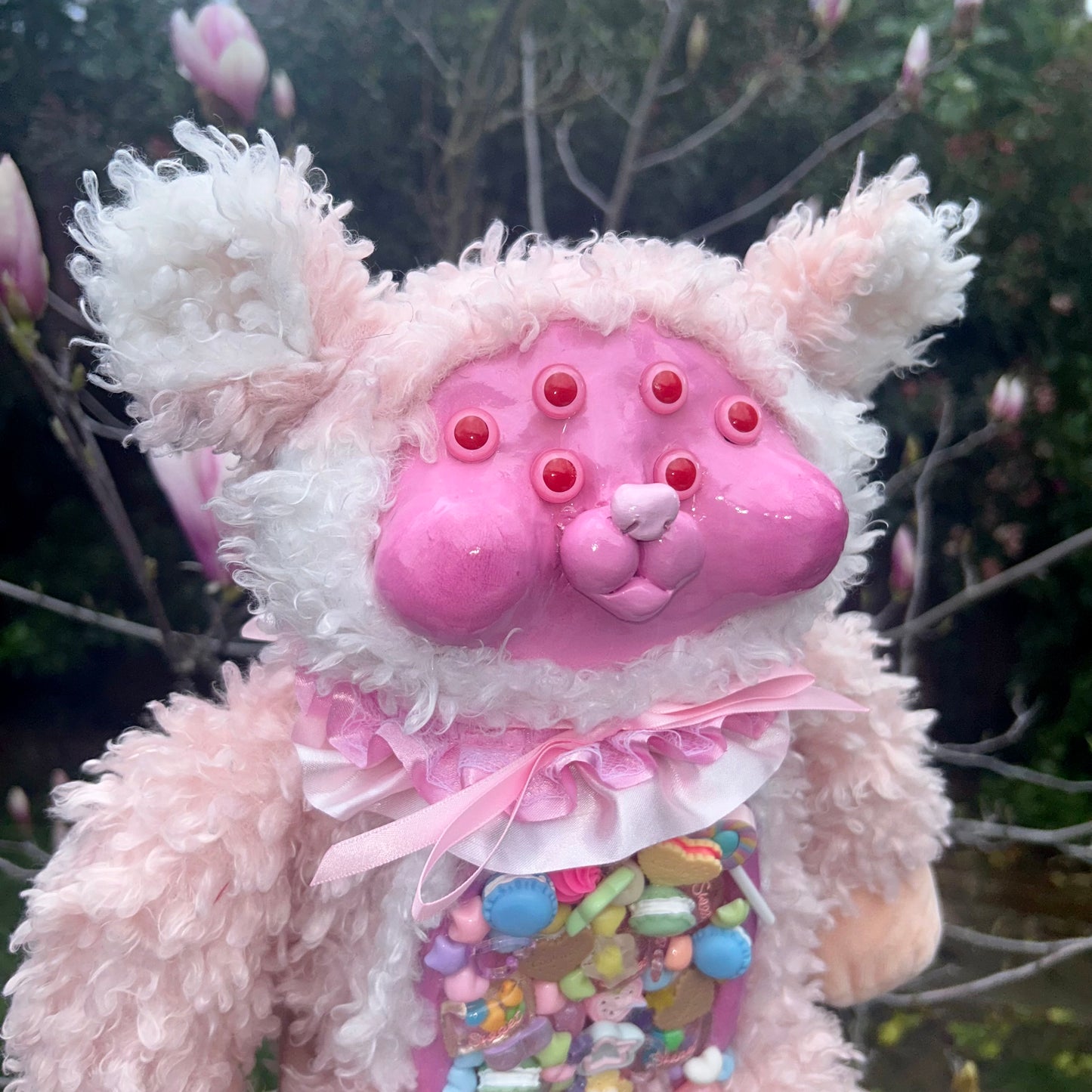 Candy ( up-cycled sheep plush )