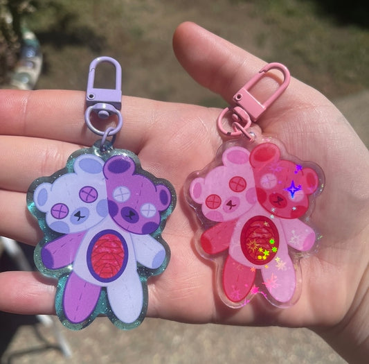 Gore bear keychains