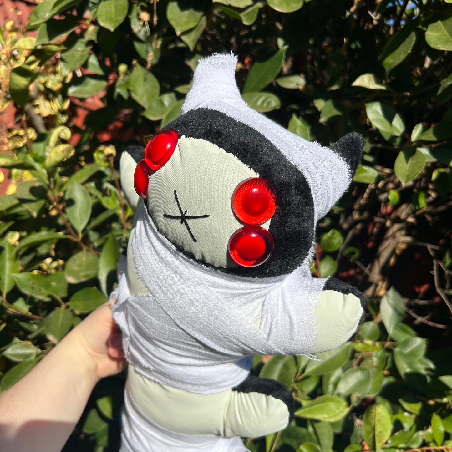 Tut the mummie  ( Halloween edition centipede plushie ) *glow in the dark