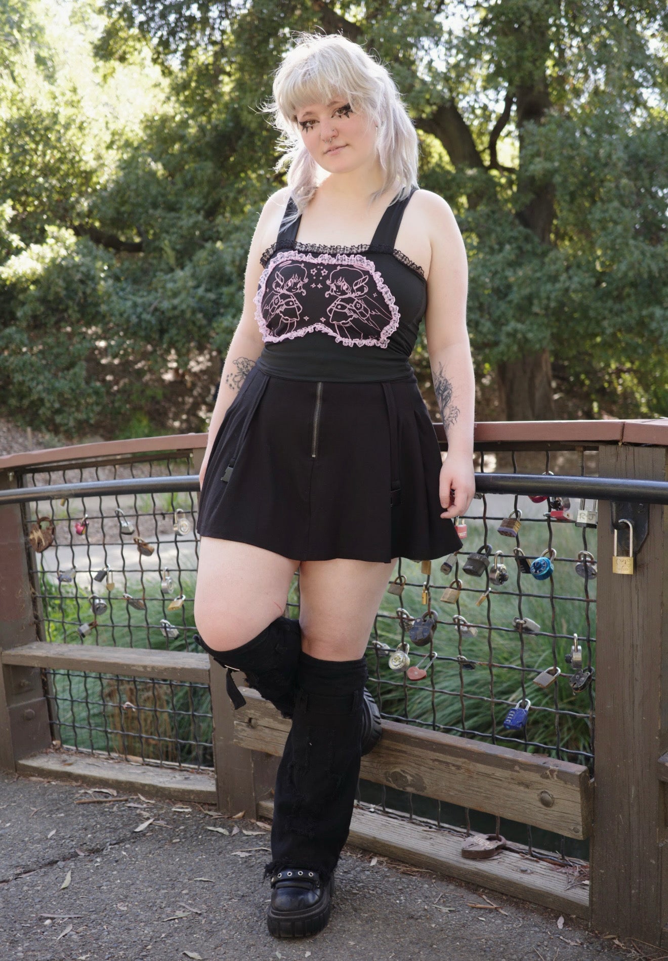 Robot girl tank * Kawaiikiink X faepuppies *