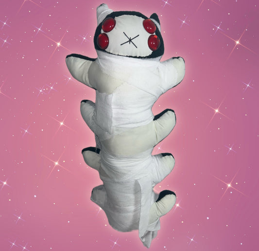 Tut the mummie  ( Halloween edition centipede plushie ) *glow in the dark