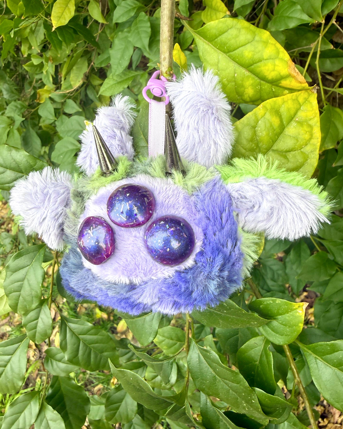 Monster head keychain