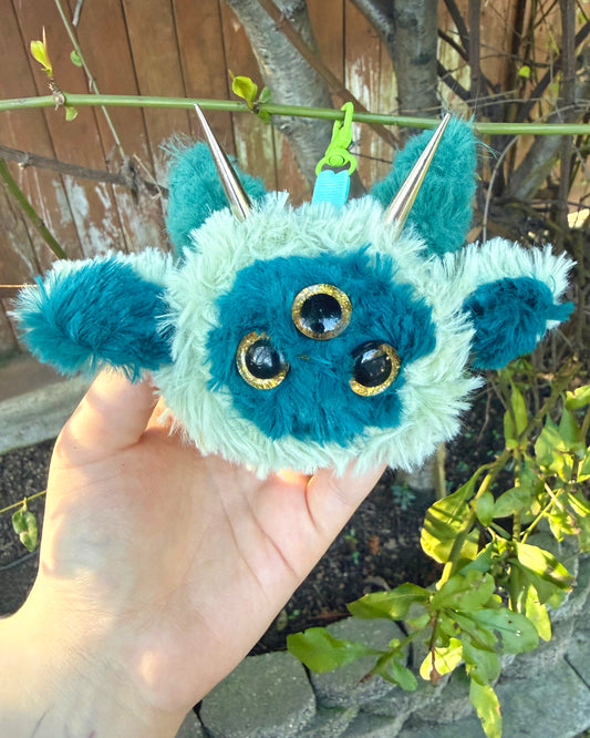 Monster head keychain