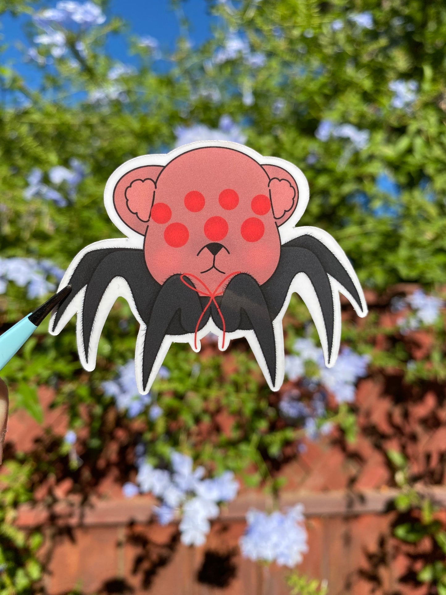 Teddy spider sticker