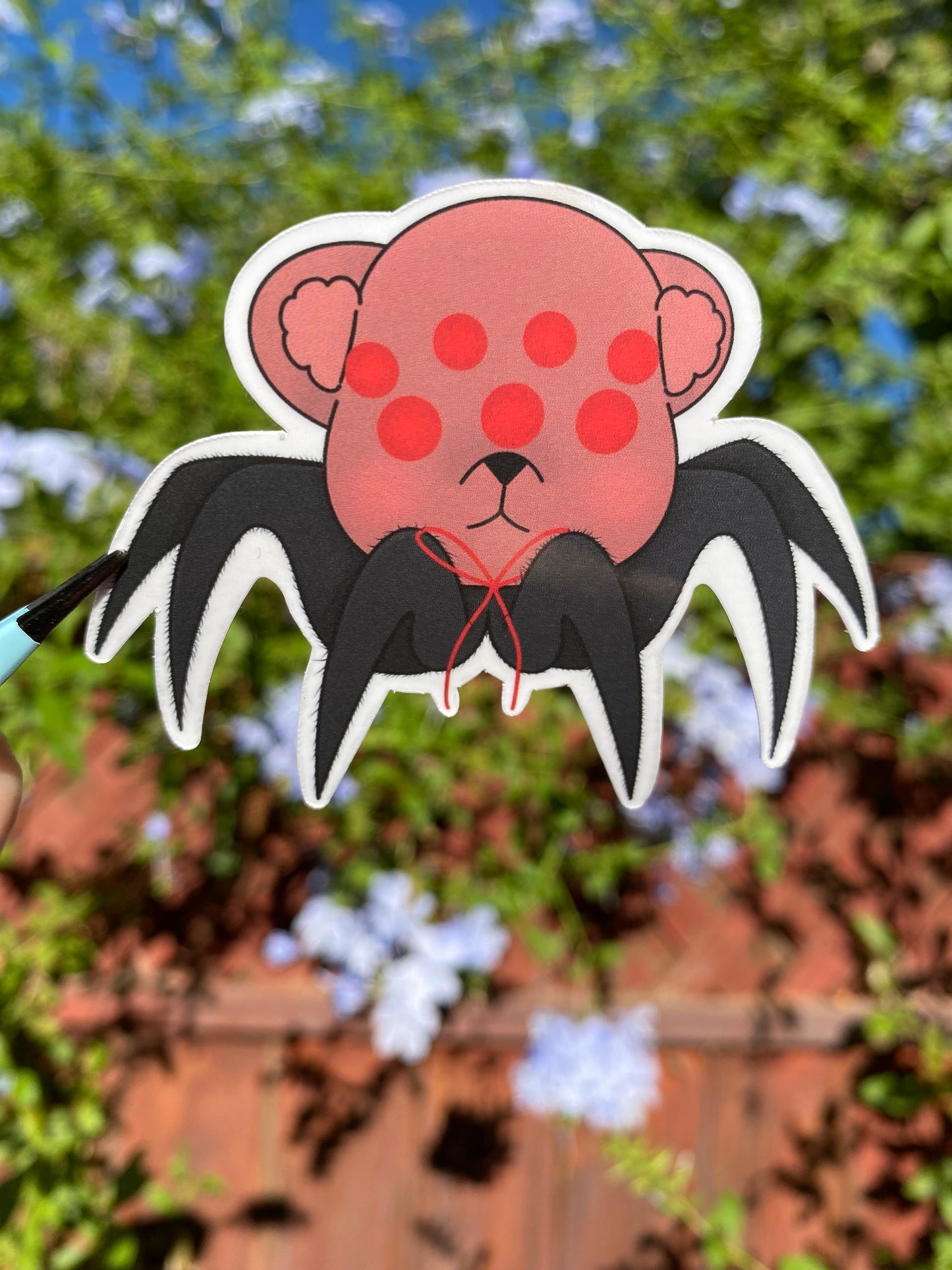 Teddy spider sticker