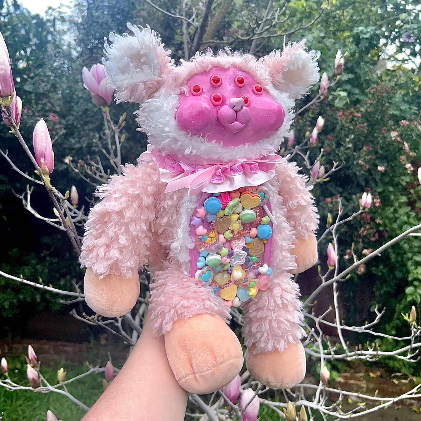 Candy ( up-cycled sheep plush )