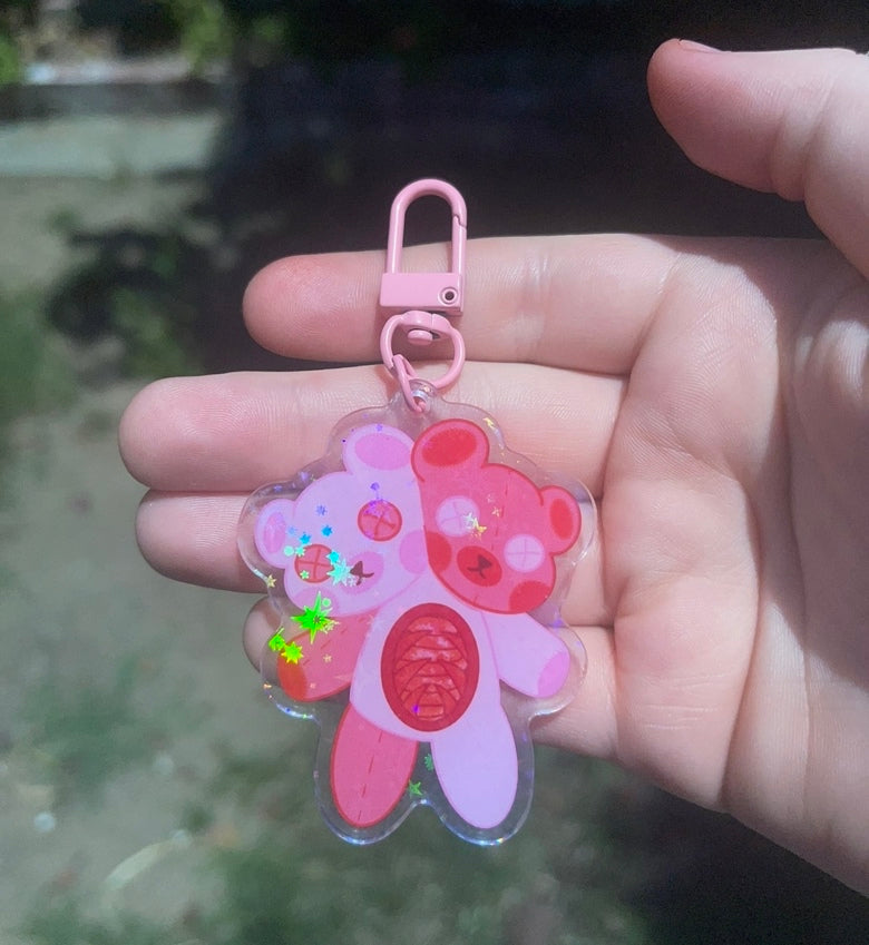 Gore bear keychains