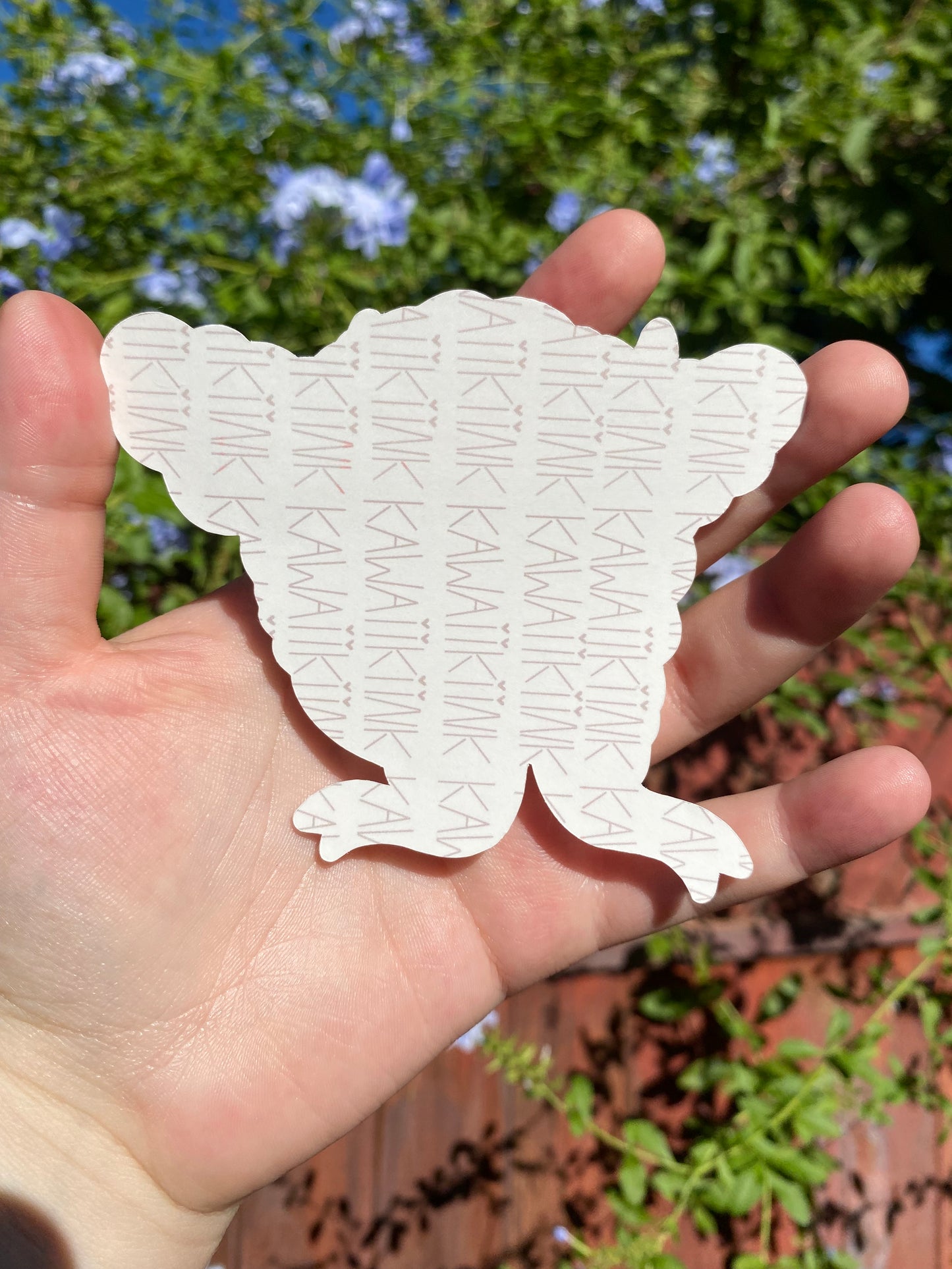 Spider sheep sticker