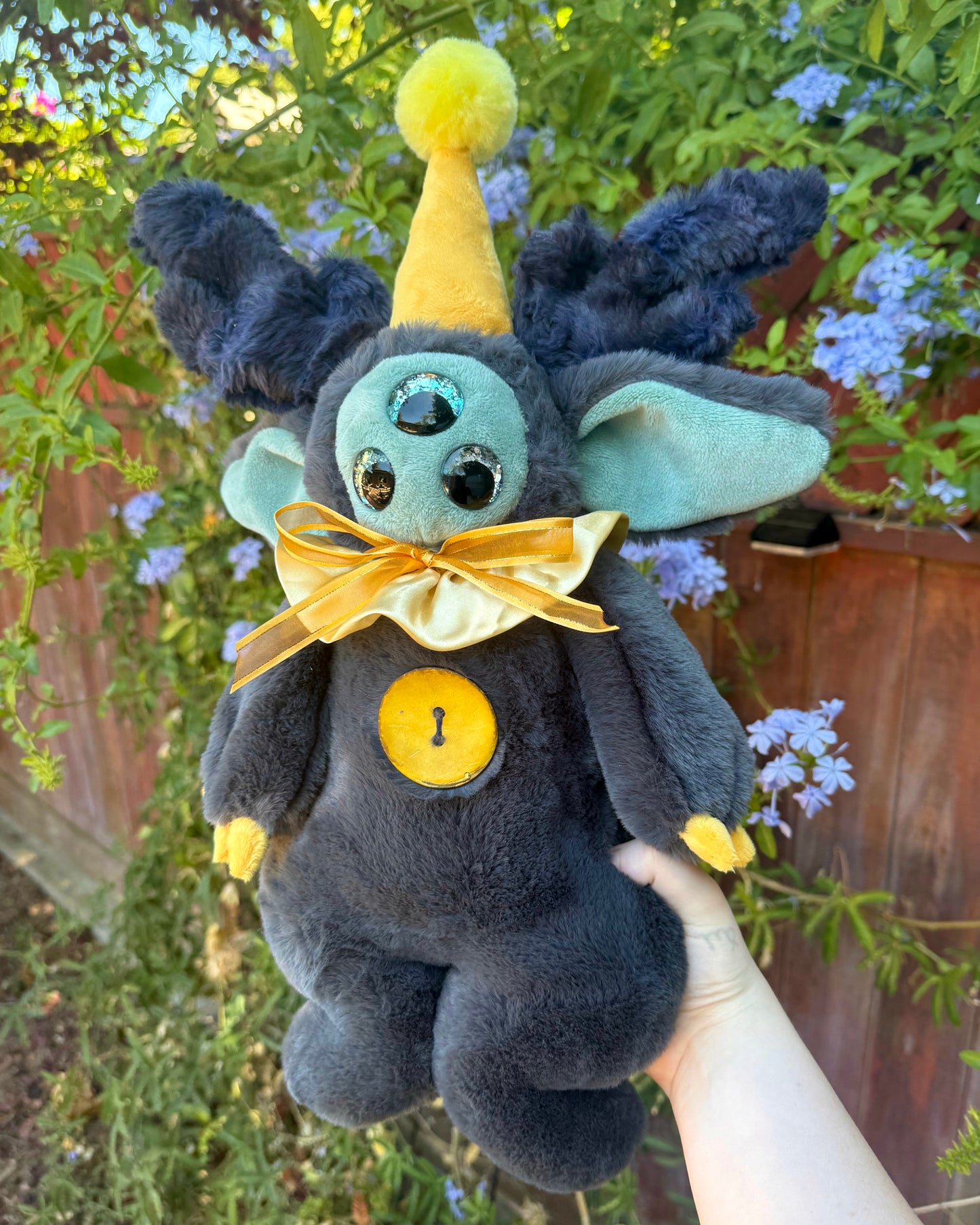 Blue * clown plush *