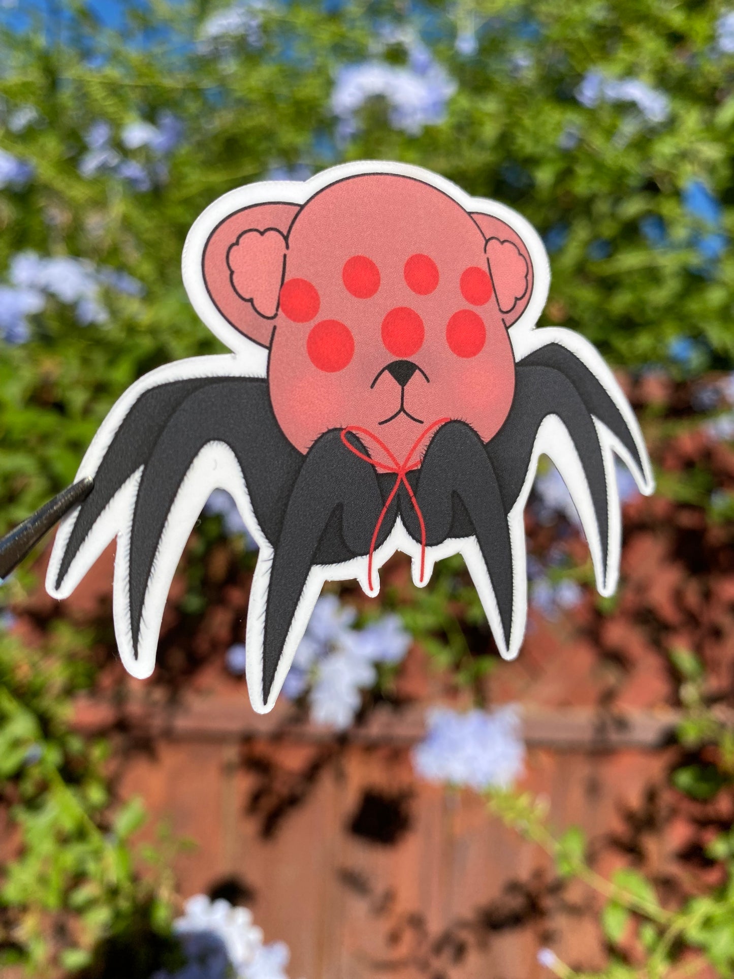 Teddy spider sticker