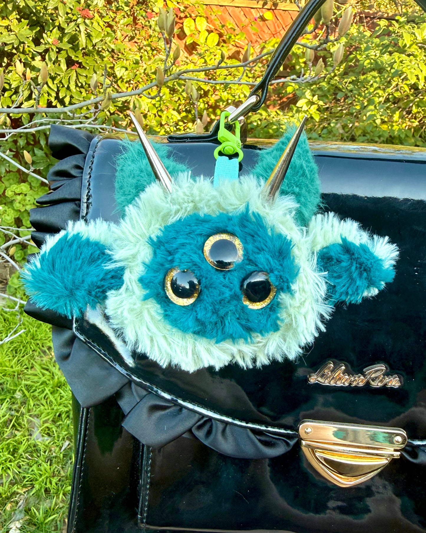 Monster head keychain