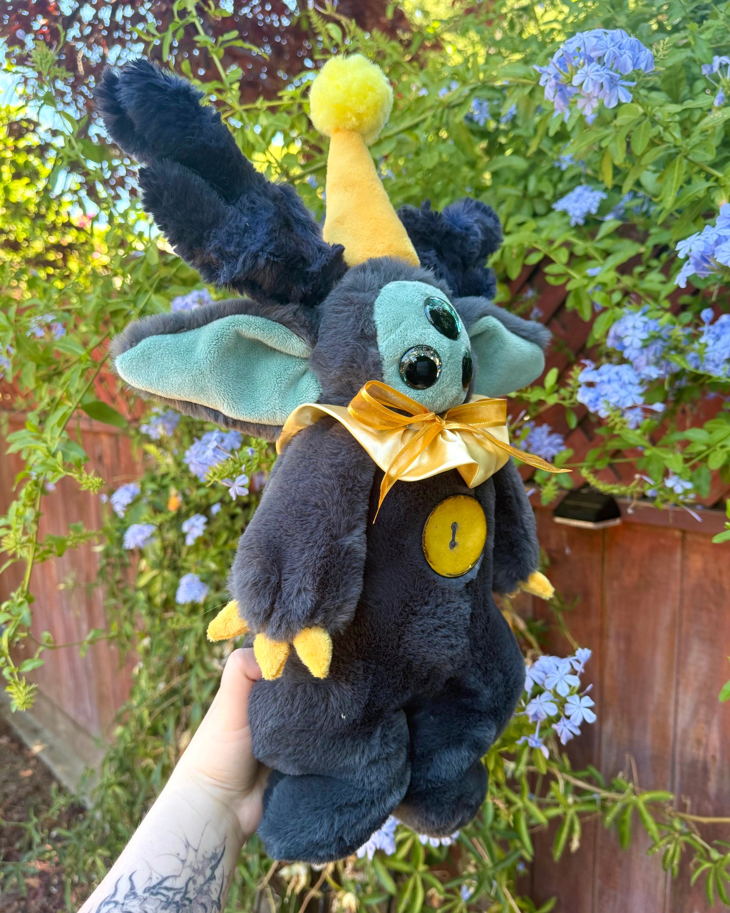 Blue * clown plush *