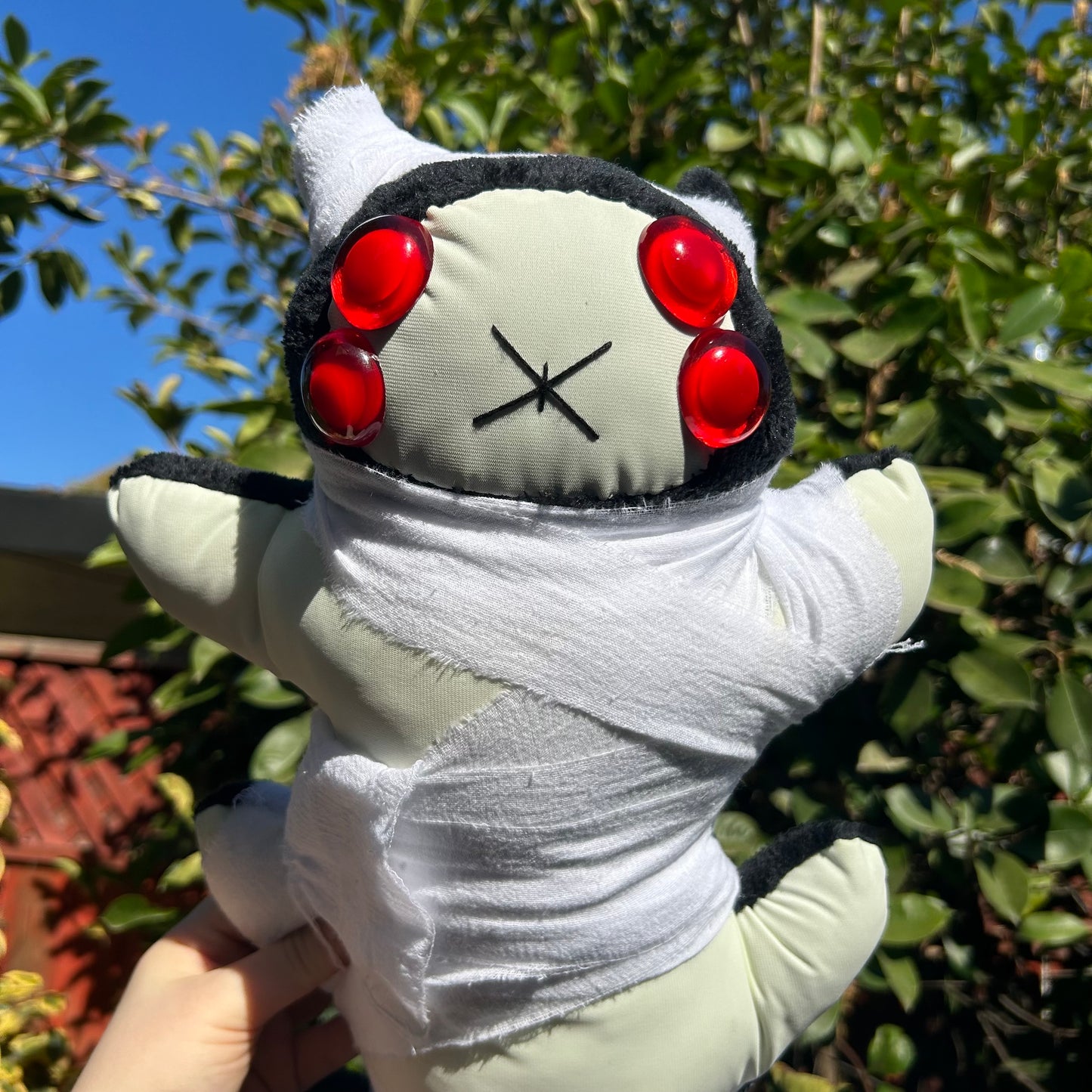 Tut the mummie  ( Halloween edition centipede plushie ) *glow in the dark