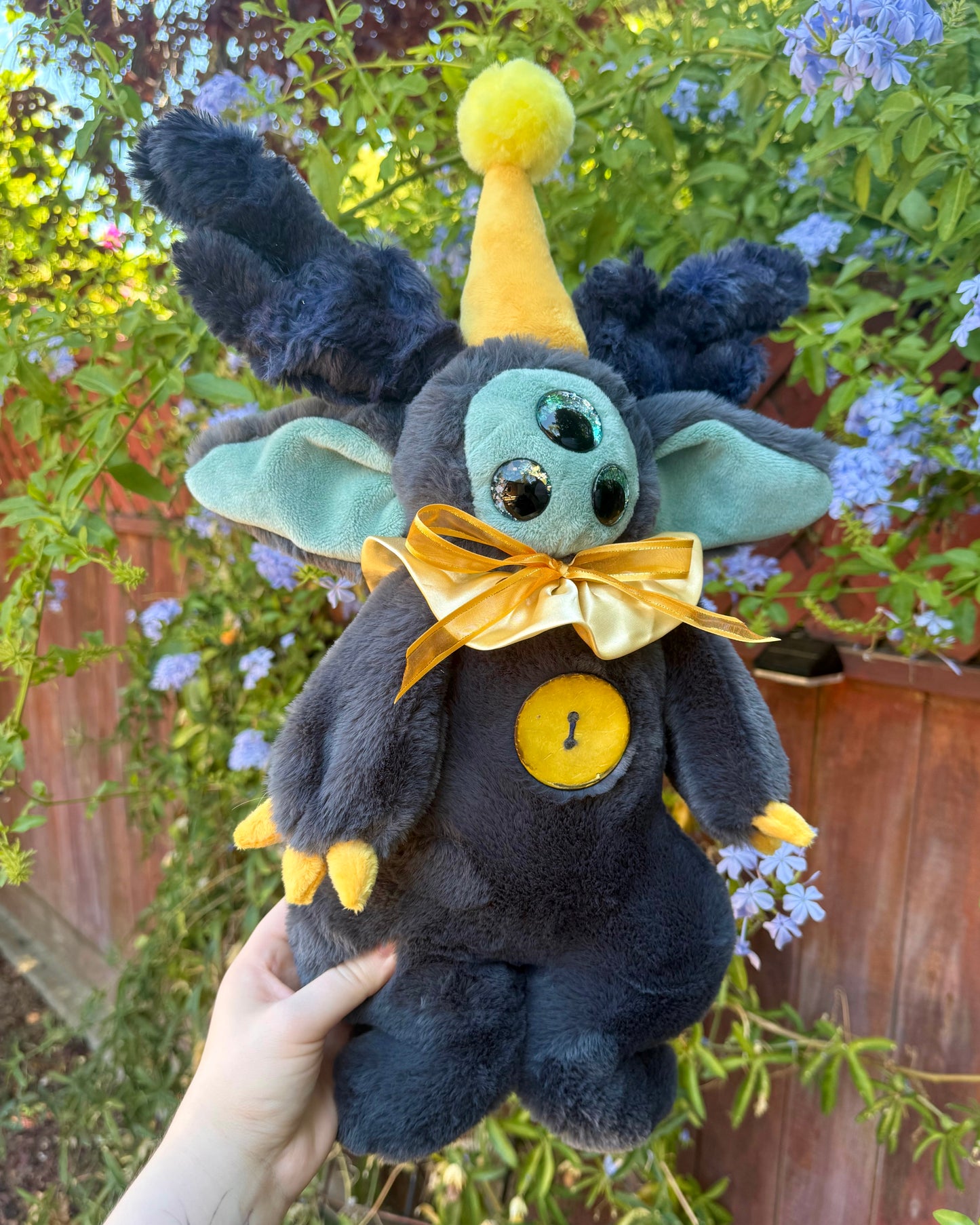 Blue * clown plush *