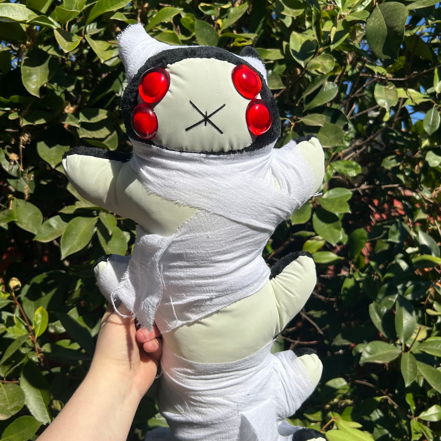 Tut the mummie  ( Halloween edition centipede plushie ) *glow in the dark