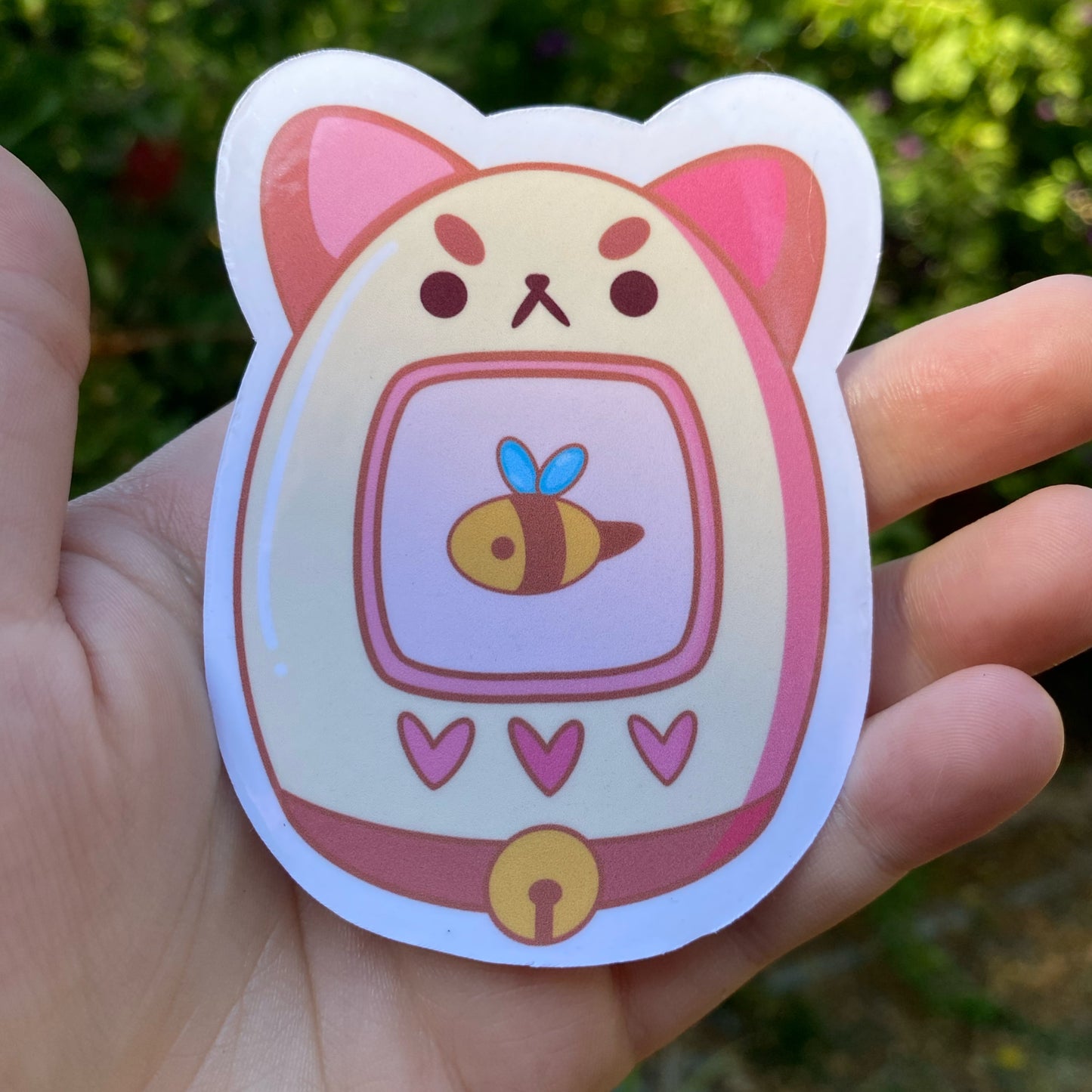 Bee and Puppycat Tamagotchi sticker