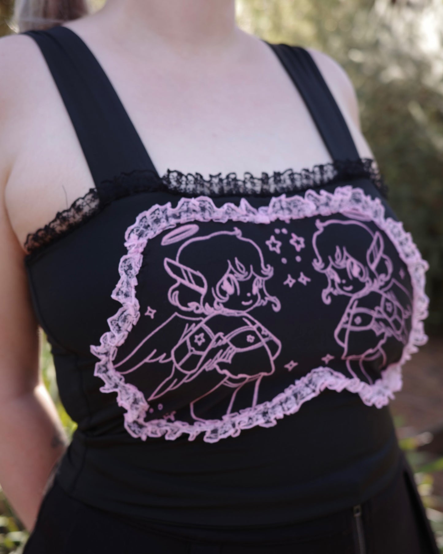 Robot girl tank * Kawaiikiink X faepuppies *