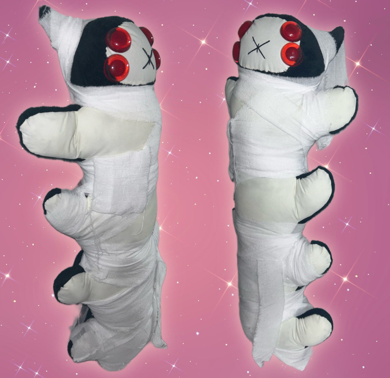 Tut the mummie  ( Halloween edition centipede plushie ) *glow in the dark