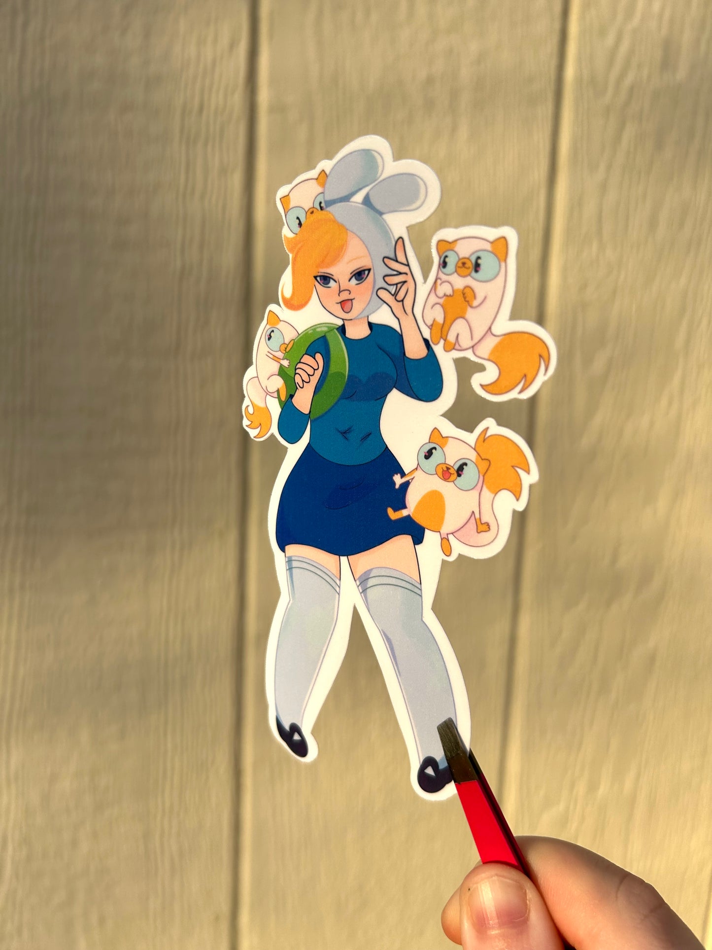 Fionna and cake sticker