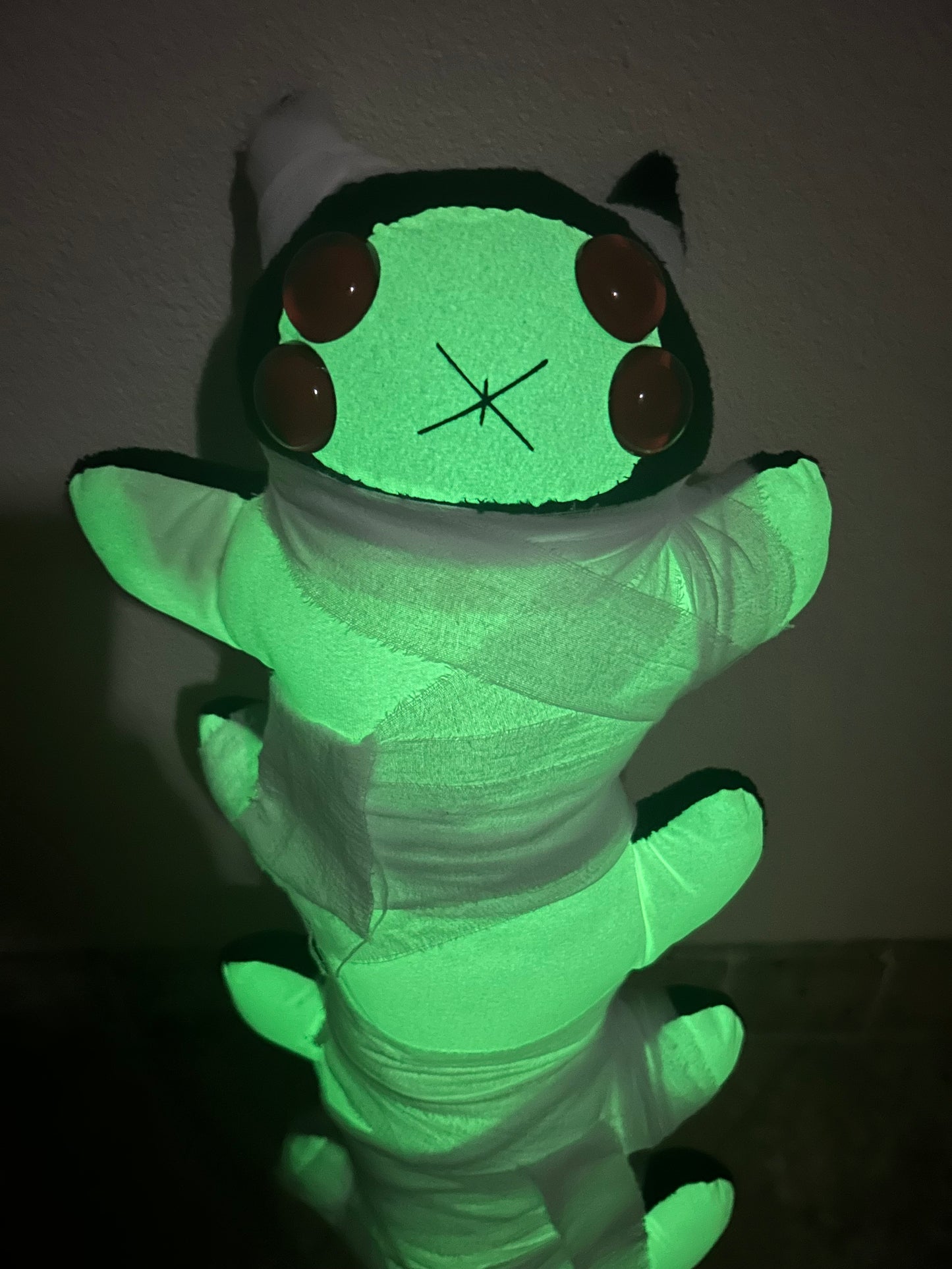 Tut the mummie  ( Halloween edition centipede plushie ) *glow in the dark