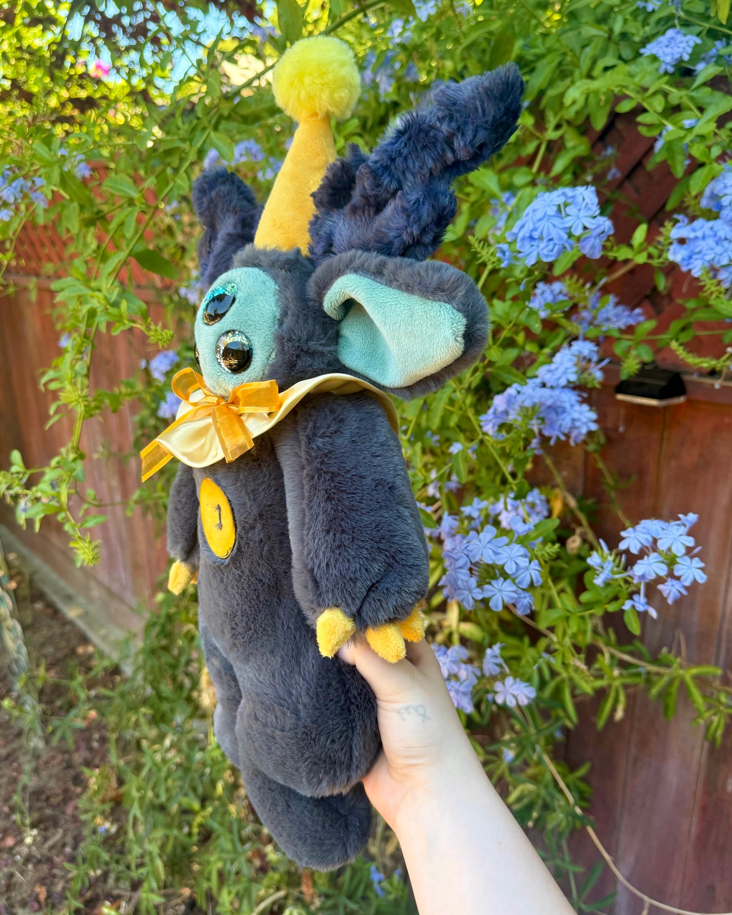 Blue * clown plush *