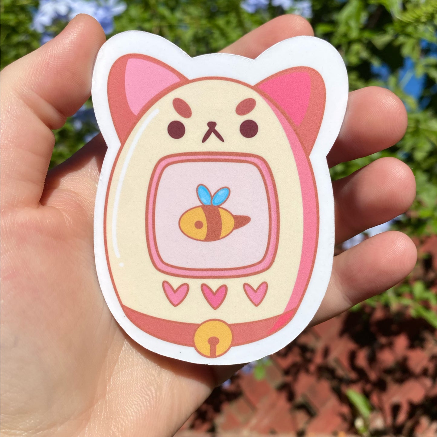 Bee and Puppycat Tamagotchi sticker