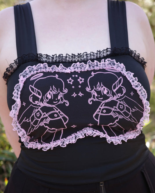 Robot girl tank * Kawaiikiink X faepuppies *