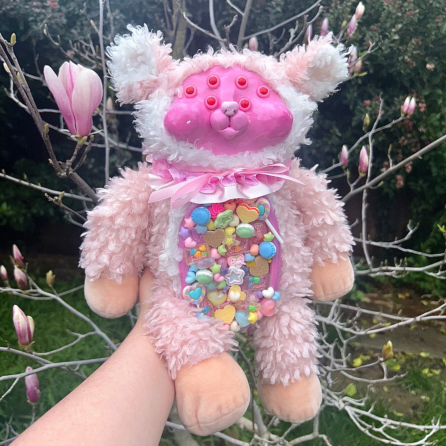 Candy ( up-cycled sheep plush )