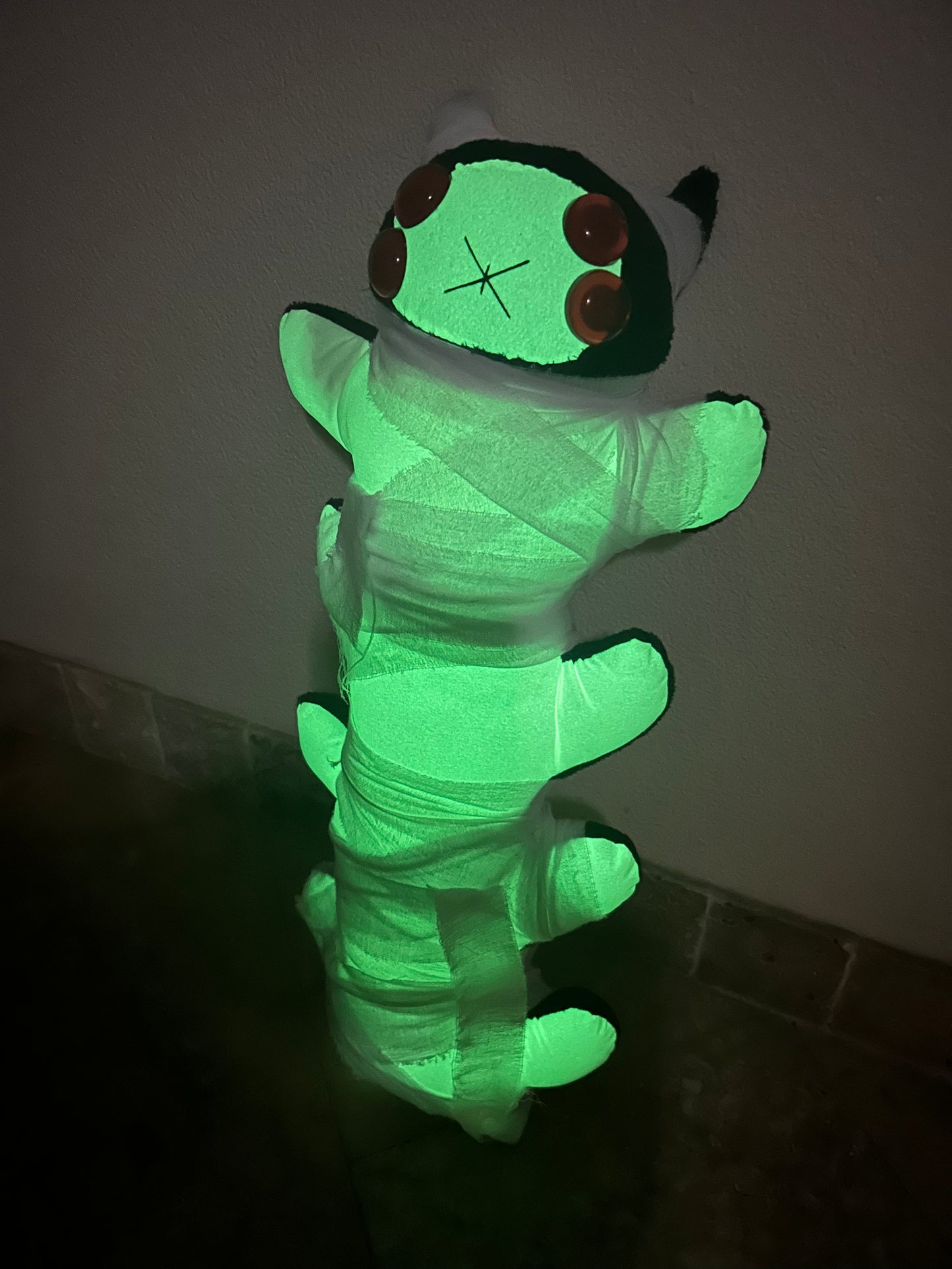 Tut the mummie  ( Halloween edition centipede plushie ) *glow in the dark